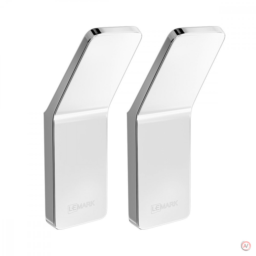 Крючок одинарный Lemark SMOOTH LINE для полотенец и халатов, хром
